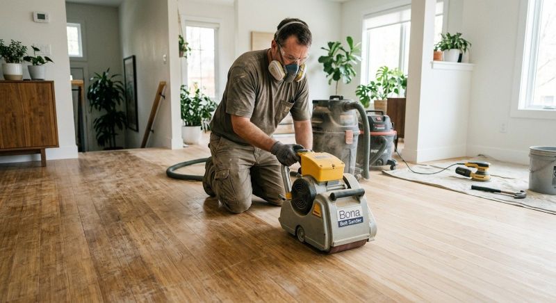 Bamboo Floor Refinishing