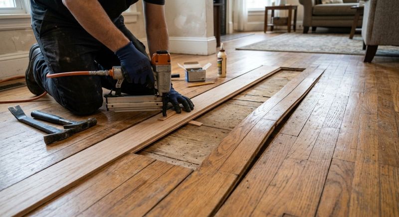 Bowed Floor Repair in Warrenton, VA