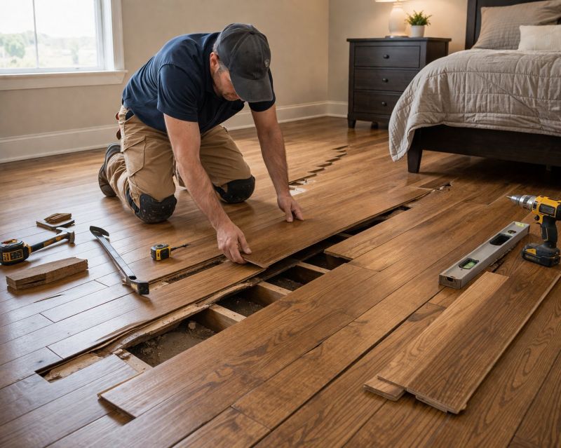Bowed Floor Repair in Warrenton, VA
