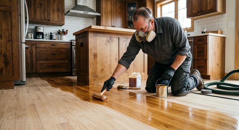 Cabin Floor Refinishing in Warrenton, VA