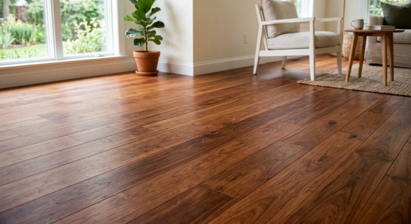 Cherry Floor Installation in Marshall, VA
