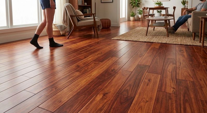 Cherry Floor Installation in Upperville, VA