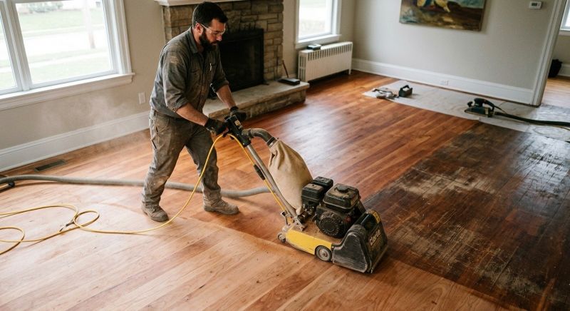 Cherry Floor Refinishing in Warrenton, VA