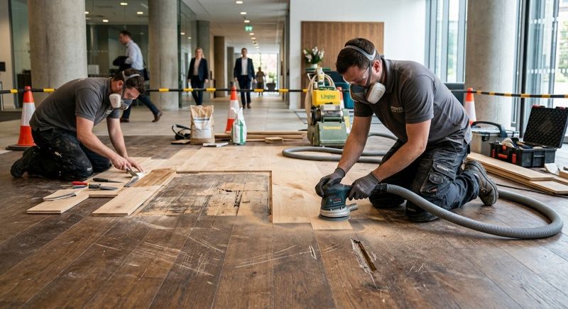 Commercial Wood Floor Repair in Culpeper County, VA