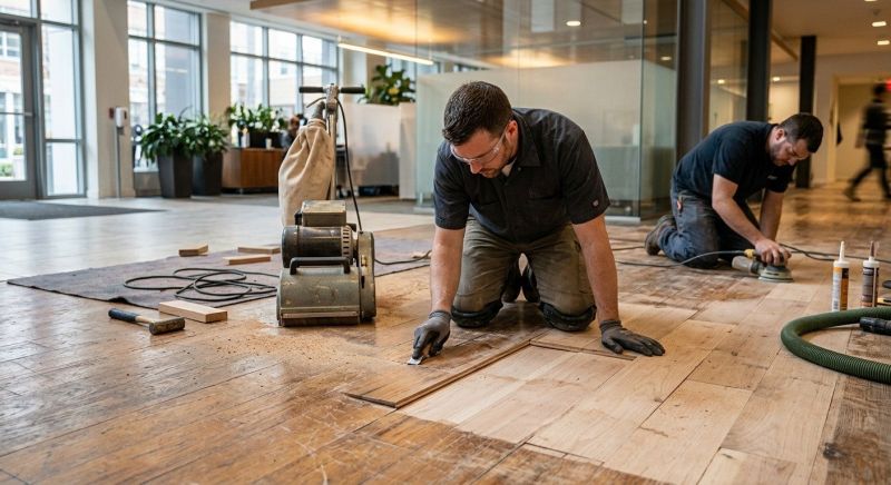 Commercial Wood Floor Repair in Warrenton, VA