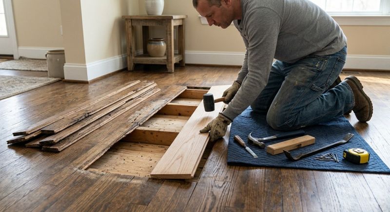 Floor Board Repair in Clifton, VA