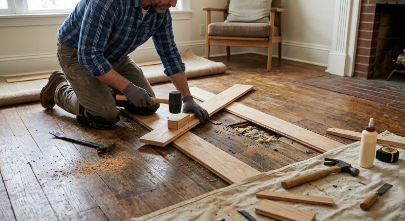 Floor Board Repair in Fauquier County, VA