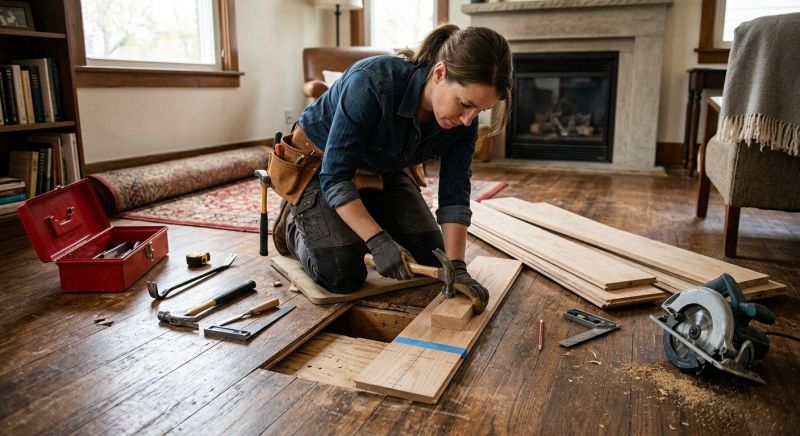 Floor Board Repair in Haymarket, VA