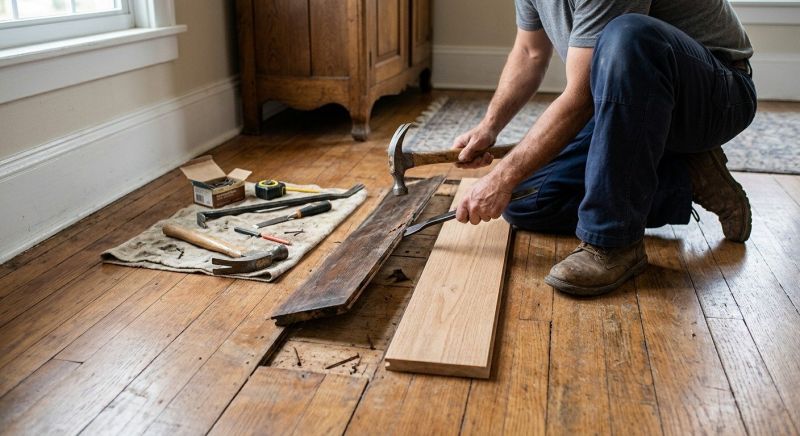 Floor Board Repair in Woodbridge, VA