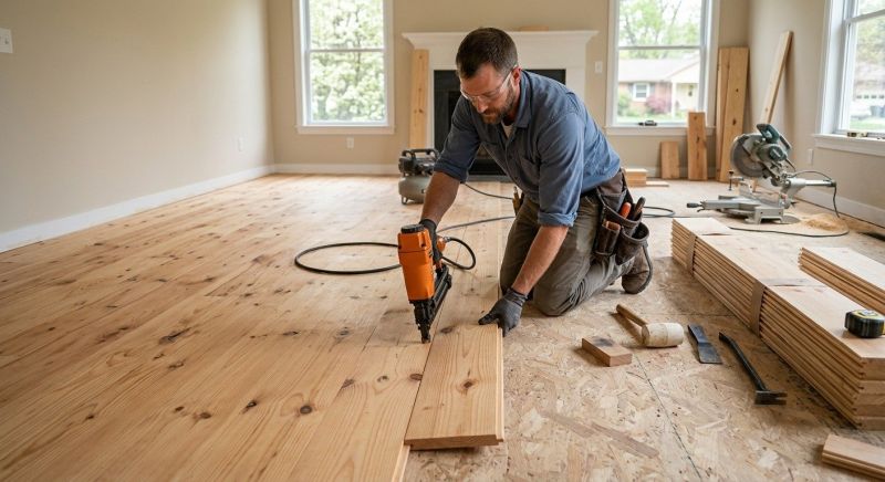 Hardwood Floor Installation in Chantilly, VA