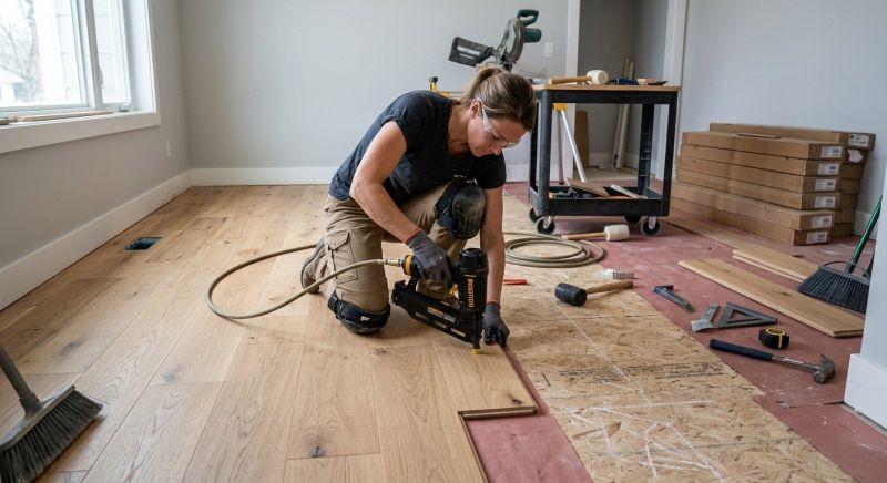 Hardwood Floor Installation in Prince William County, VA