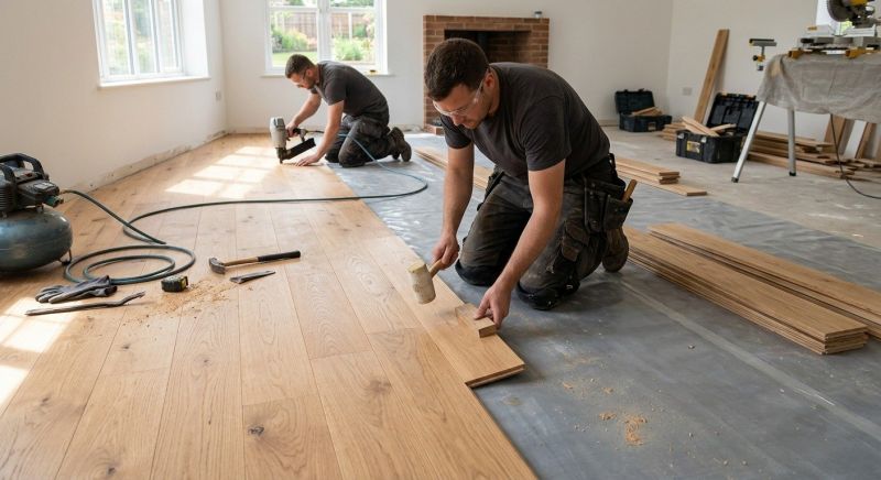 Hardwood Floor Installation in Triangle, VA
