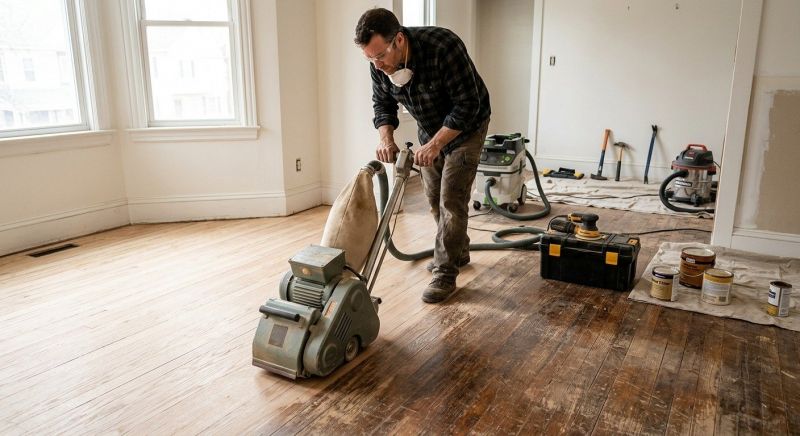 Hardwood Floor Renovation in Warrenton, VA