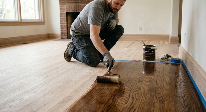 Hardwood Floor Staining in Catlett, VA