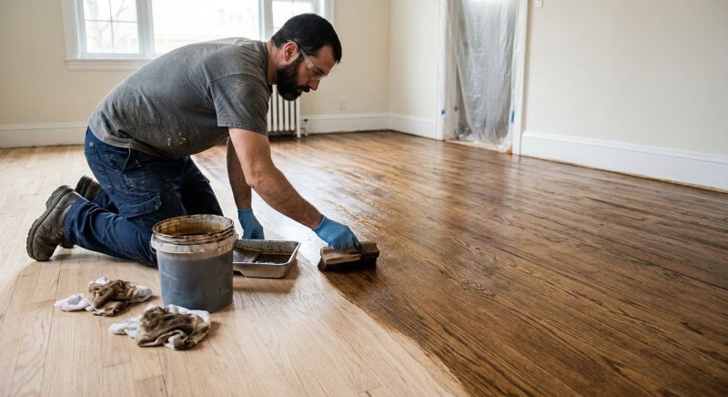 Hardwood Floor Staining in Catlett, VA