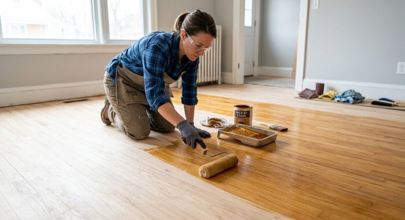 Hardwood Floor Staining in Culpeper, VA