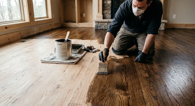 Hardwood Floor Staining in Dumfries, VA