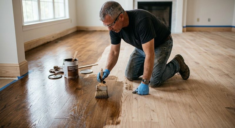 Hardwood Floor Staining in Dumfries, VA