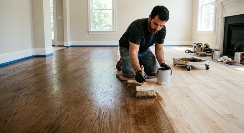 Hardwood Floor Staining in Warrenton, VA