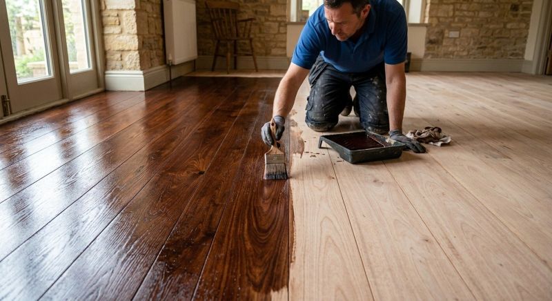 Hardwood Floor Staining in Stafford County, VA