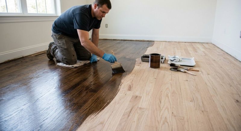 Hardwood Floor Staining in Upperville, VA