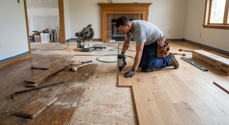 Hardwood Replacement in Centreville, VA