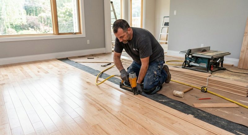 Maple Flooring Installation in Haymarket, VA