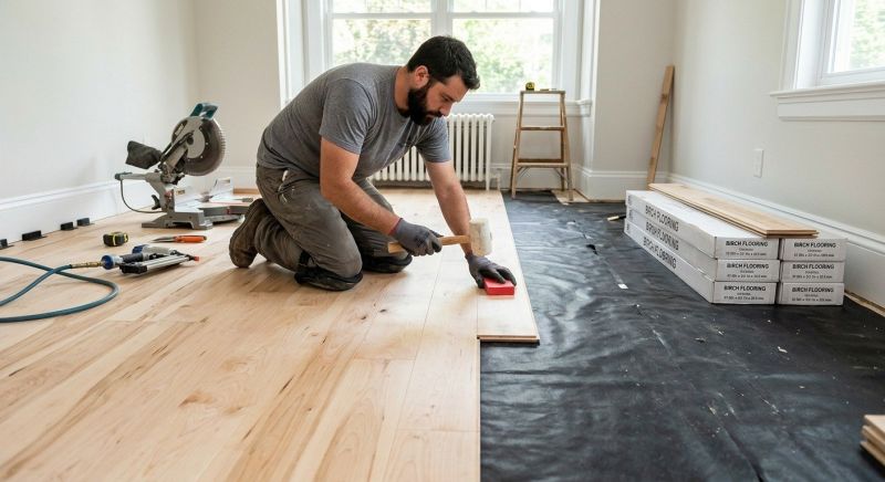 Maple Flooring Installation in Warrenton, VA