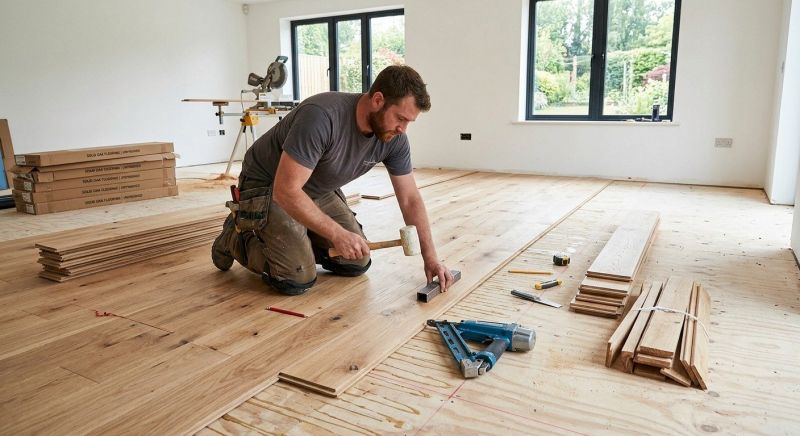Oak Floor Installation in Bristow, VA