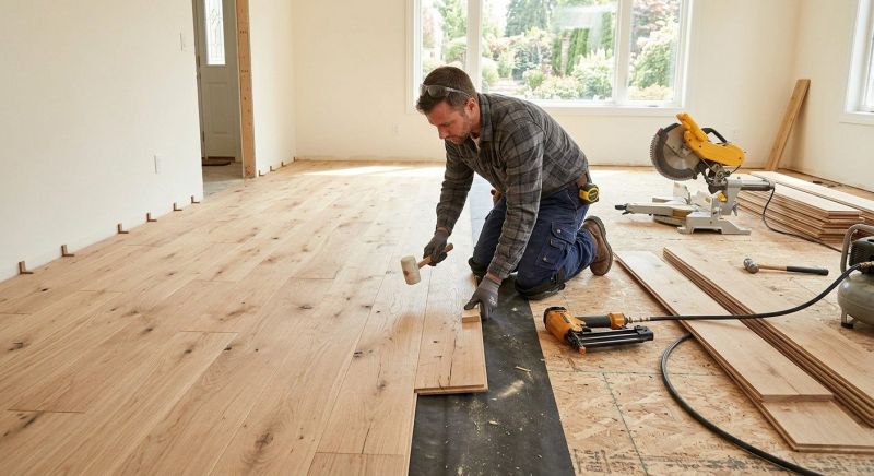 Oak Floor Installation in Centreville, VA