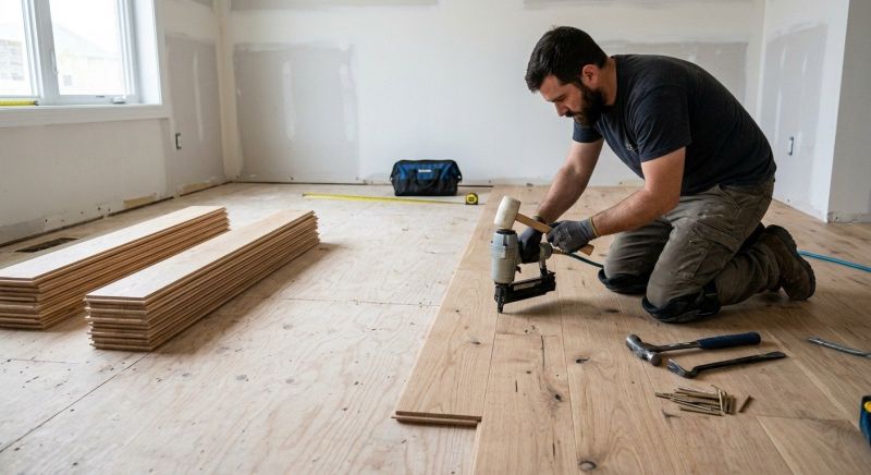 Oak Floor Installation in Haymarket, VA