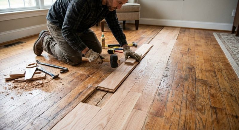 Oak Floor Repair in Warrenton, VA