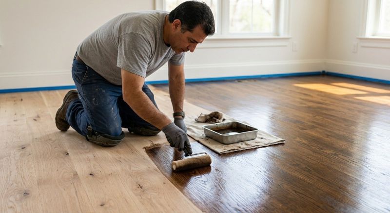 Oak Floor Staining in Warrenton, VA