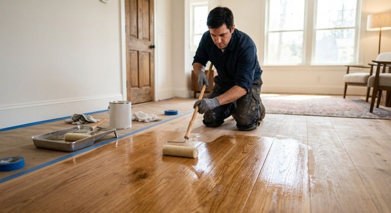 Oak Floor Varnishing in Warrenton, VA