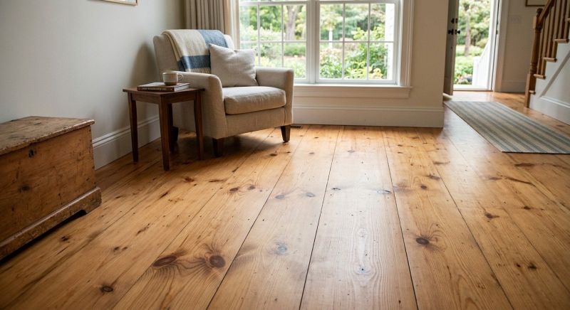 Pine Floor Installation in Warrenton, VA