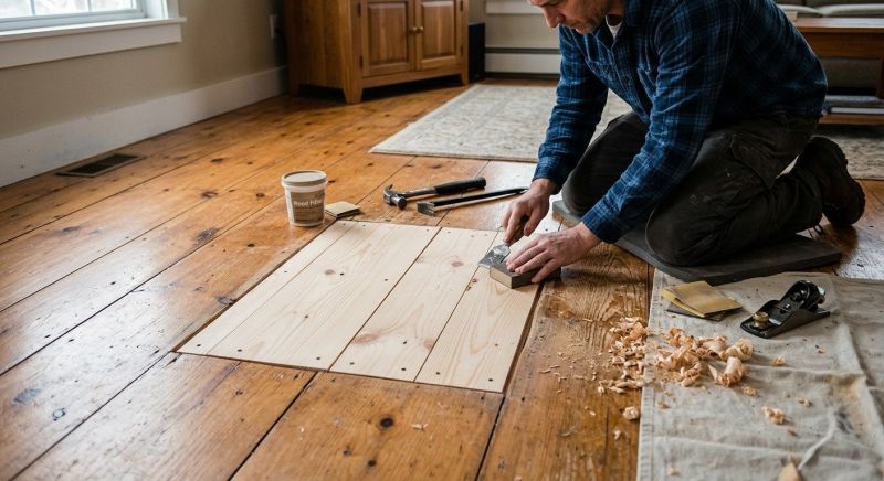 Pine Floor Repair in Warrenton, VA