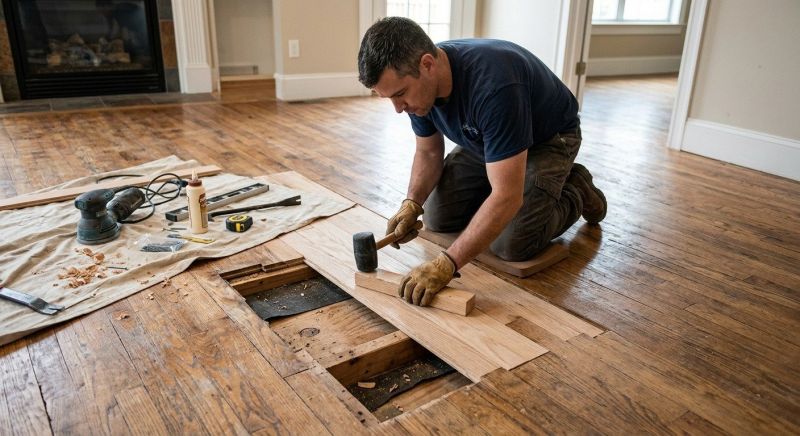 Red Oak Floor Repair in Warrenton, VA