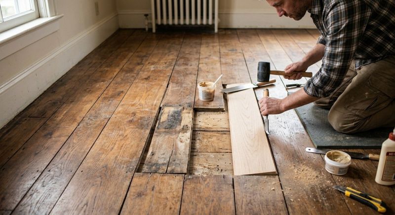 Red Oak Floor Repair in Warrenton, VA