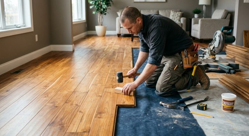 Teak Flooring Installation in Warrenton, VA