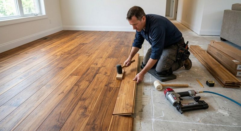 Teak Flooring Installation in Warrenton, VA
