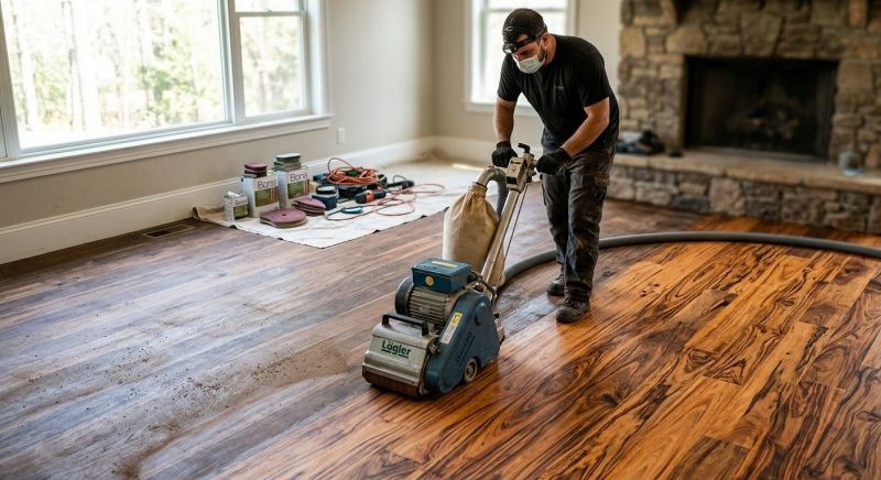 Tiger Wood Floor Refinishing in Warrenton, VA