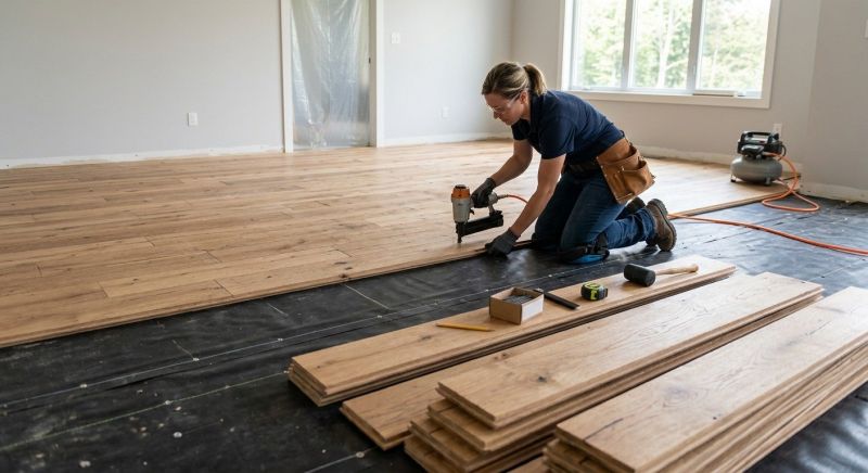 Walnut Flooring Installation in Warrenton, VA