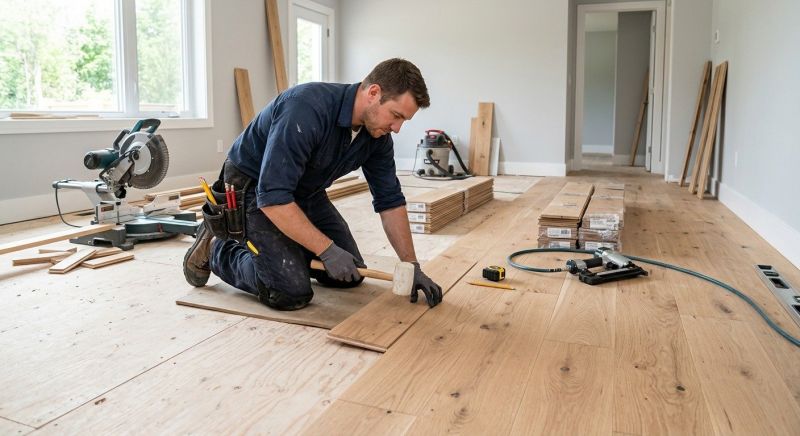 Wood Floor Replacement in Chantilly, VA