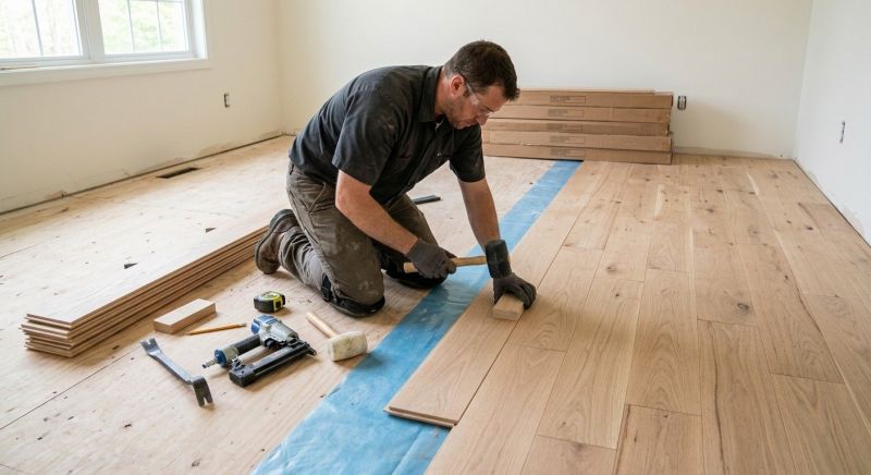 Wood Floor Replacement in Herndon, VA