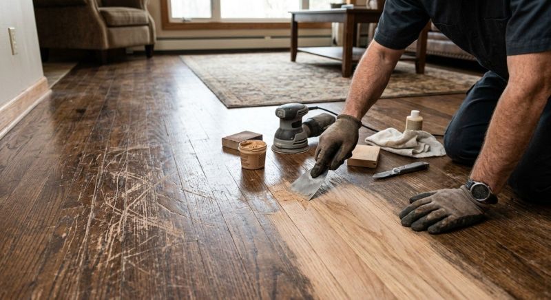 Wood Floor Scratch Repair in Aldie, VA
