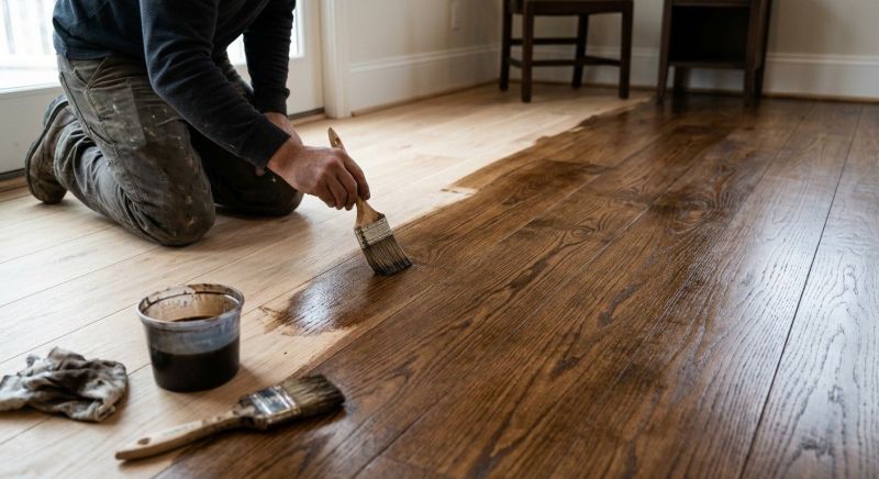 Wood Floor Staining in Warrenton, VA