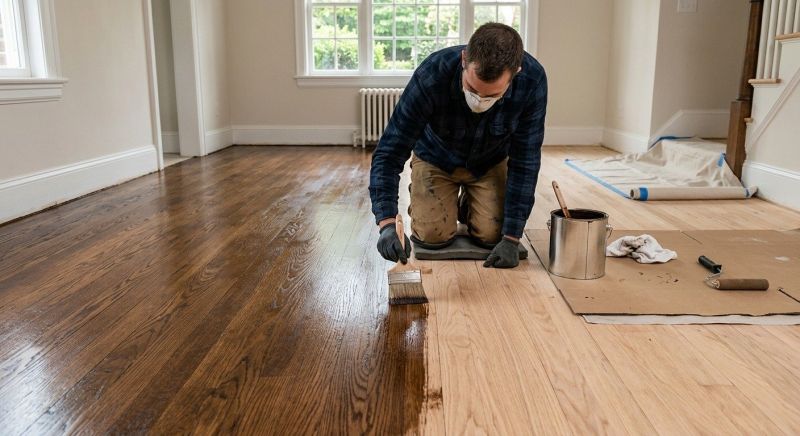Wood Floor Staining in Warrenton, VA