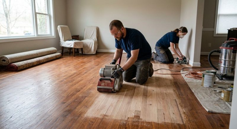 Wooden Floor Resurfacing in Warrenton, VA